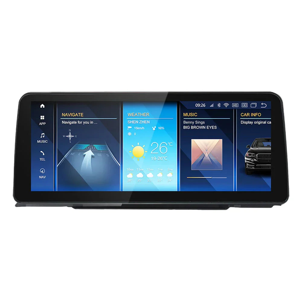 BMW 3 4 2011-2019 Series F30 F31 F32 F33 F34 F36 Android 13 CarPlay & Android Auto Autoradio NBT EVO - TechVoyage