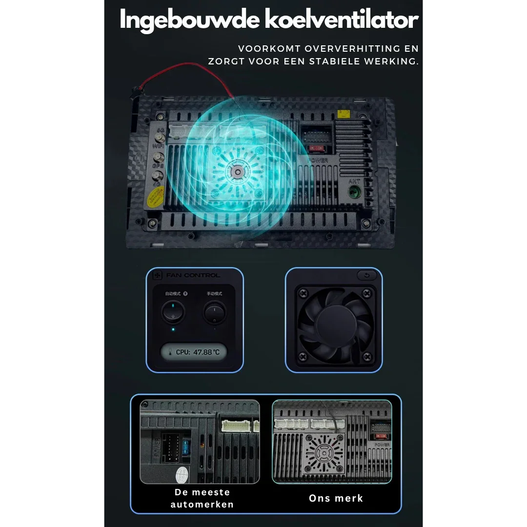 Universal | 10 Inch Scherm | Single Din 360 | Android 13 Autoradio | Apple CarPlay | Android Auto - DashPro - Belgium