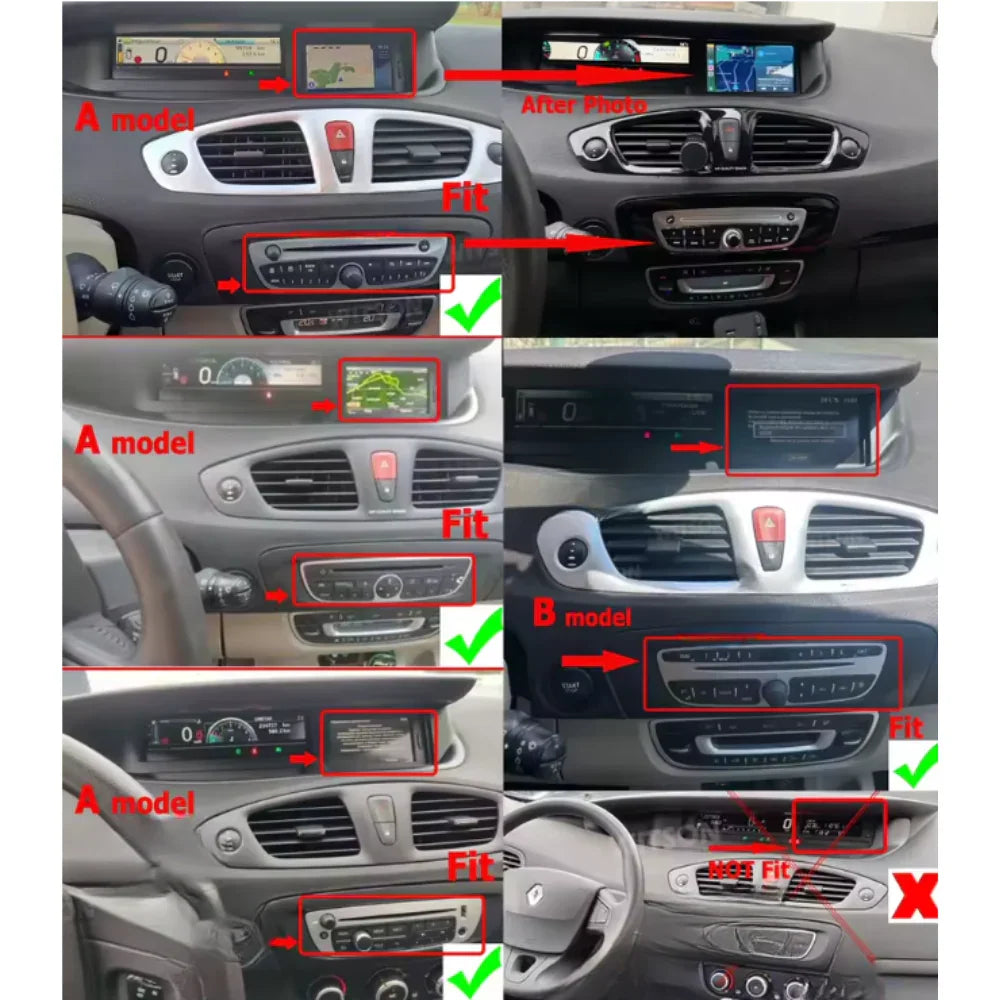 Renault Scenic 3 | 2009-2016 | Android 13 Autoradio | Apple CarPlay | Android Auto - DashPro - Belgium