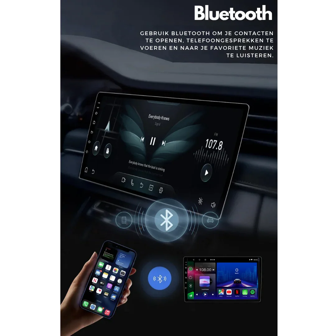 Renault Master | Opel Movano | Nissan NV400 2010-2019 | Android 13 Autoradio | Apple CarPlay | Android Auto - DashPro - Belgium