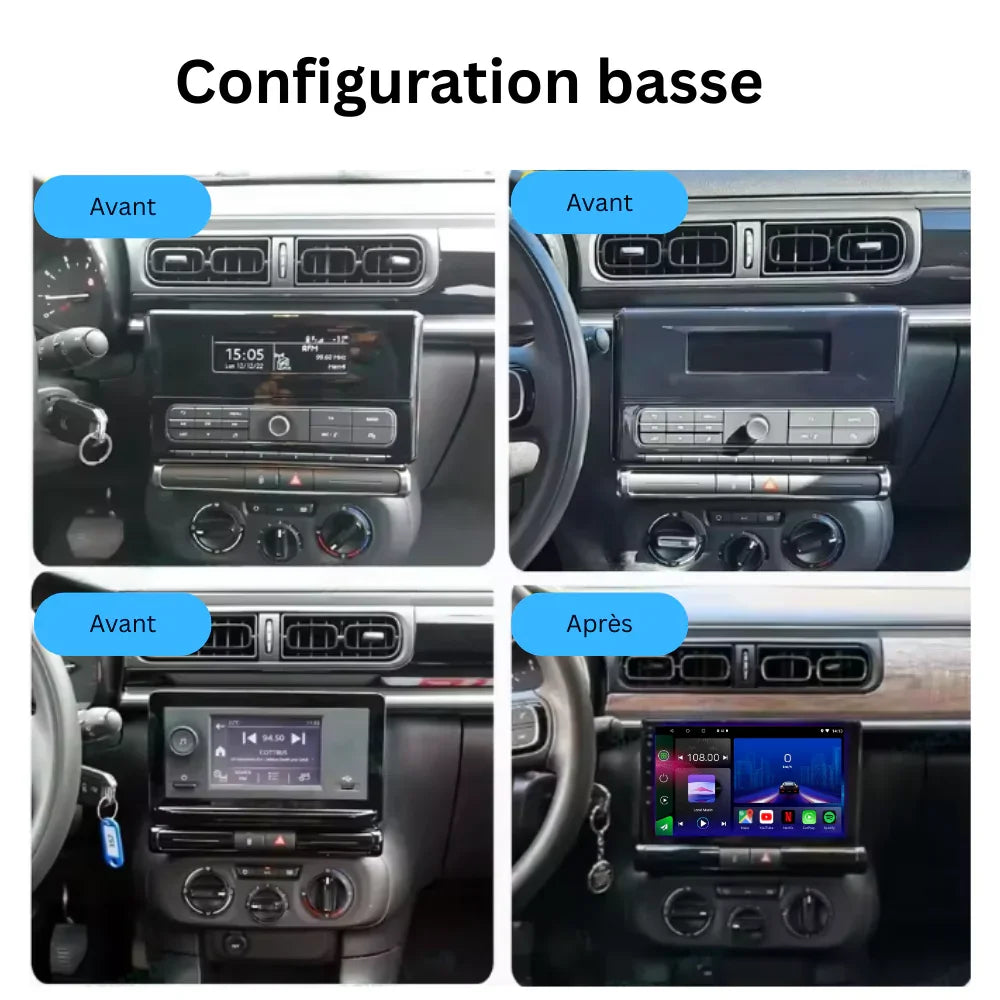 Citroen C3 | C3 Aircross | 2017-2023| Android 13 Autoradio | Apple CarPlay | Android Auto - TechVoyage