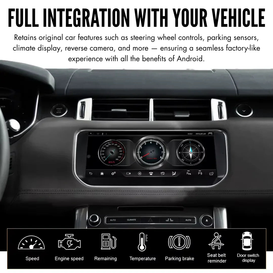 Range Rover Evoque | 2011-2018 | Android 14 Autoradio | Apple CarPlay | Android Auto | Land Rover - DashPro - Belgium