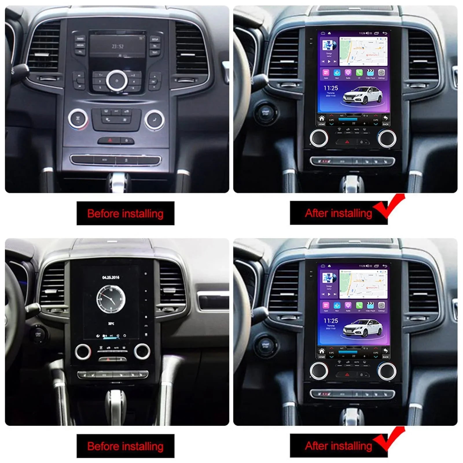 Renault Megane 4 | Talisman | Koleos | 2017-2019 | Android 13 Autoradio | Apple CarPlay | Android Auto - DashPro - Belgium