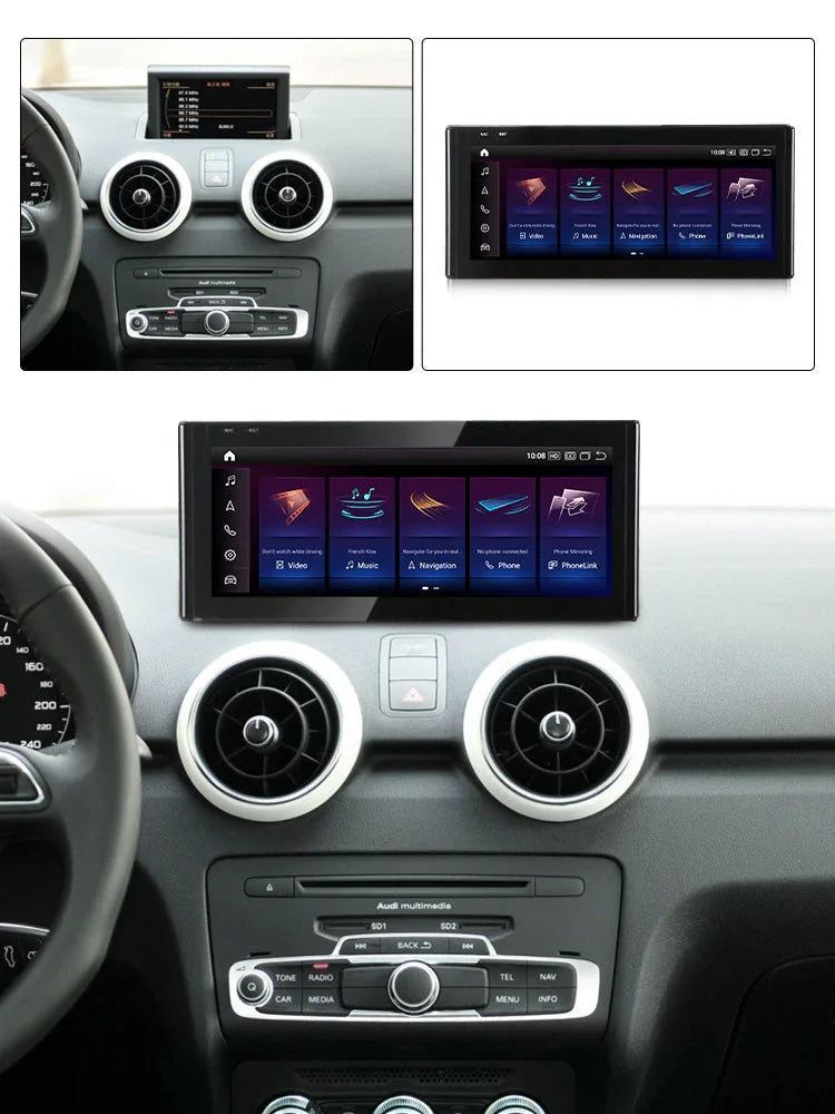 Audi A1 S1 2010-2018 Android 13 Autoradio CarPlay & Android Auto - TechVoyage