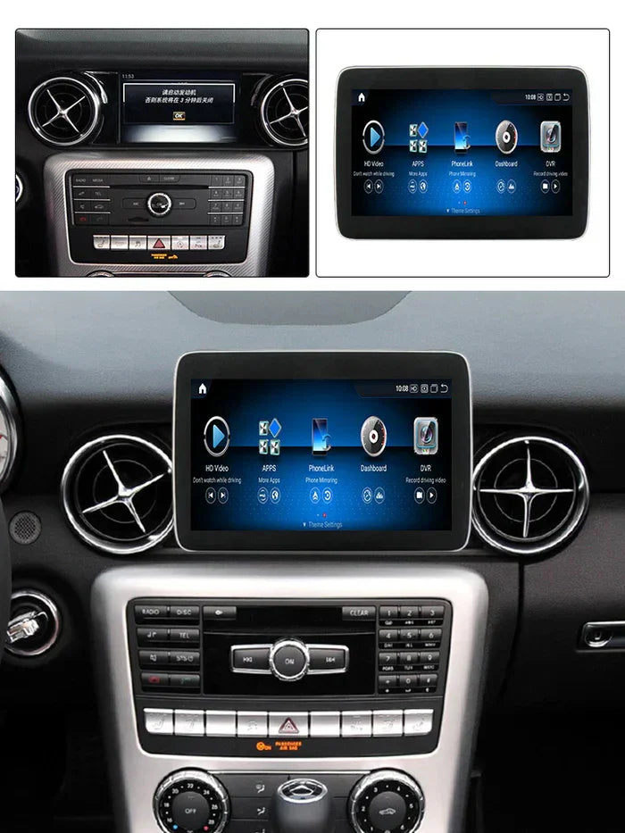 Mercedes SLK SLC SL 2011-2018 R172 R231 Android 13 Autoradio CarPlay & Android Auto - TechVoyage