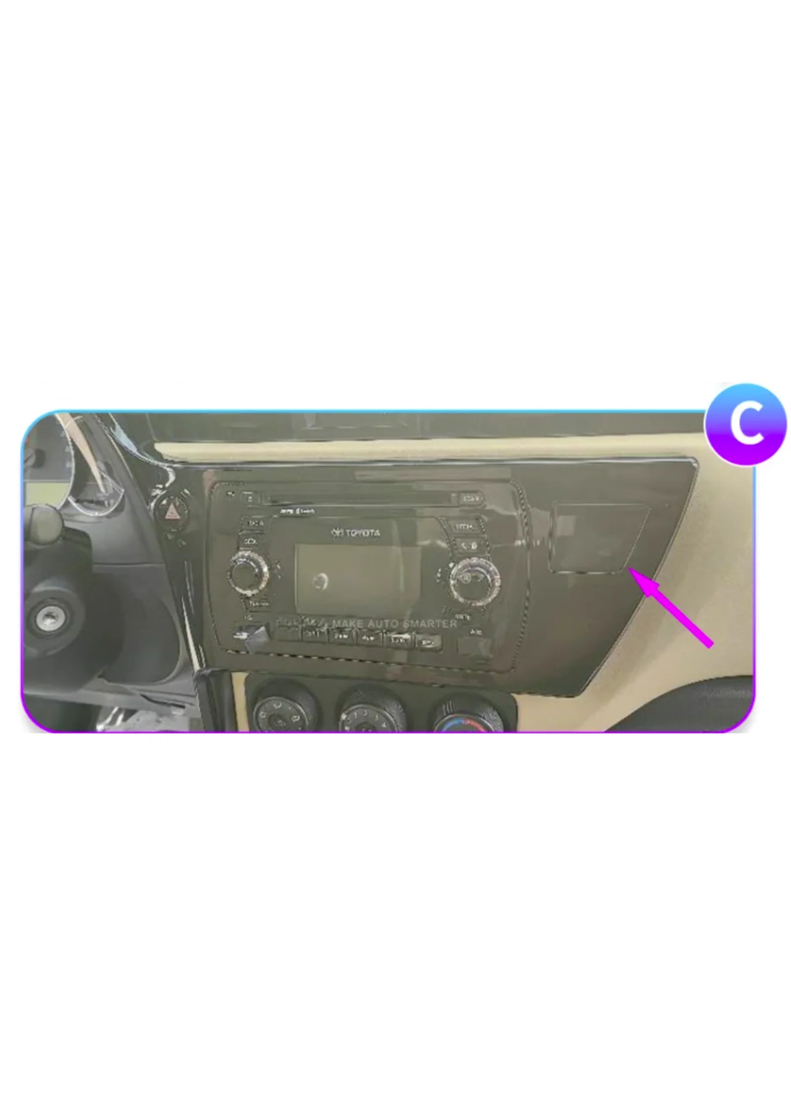 Toyota | Corolla Auris | 2016-2019  | Android 13 Autoradio | Apple CarPlay | Android Auto