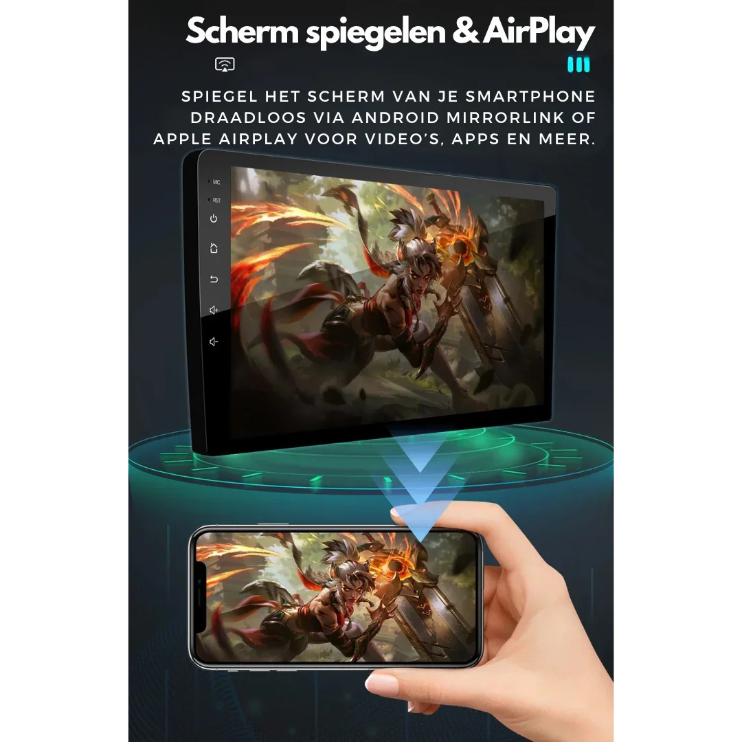 Volkswagen | Seat | Skoda | 9 Inch Scherm | Android 13 Autoradio | Apple CarPlay | Android Auto - DashPro - Belgium