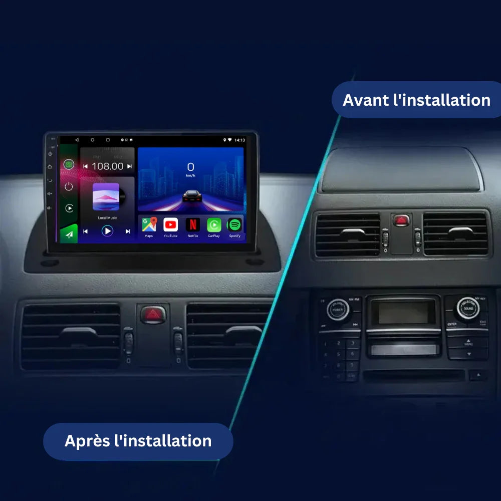 Volvo XC90 | 2003-2014 | Android 13 Autoradio | Apple CarPlay | Android Auto - TechVoyage
