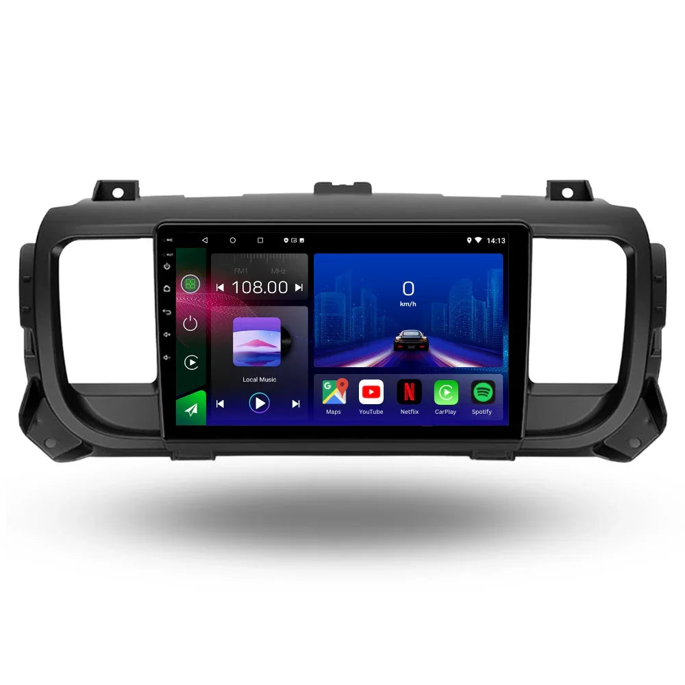 Citroen Jumpy Dispatch | Peugeot Expert | Toyota Proace | Opel Vivaro | Fiat Scudo | 2016-2023 | Android 13 Autoradio | Apple CarPlay | Android Auto - TechVoyage