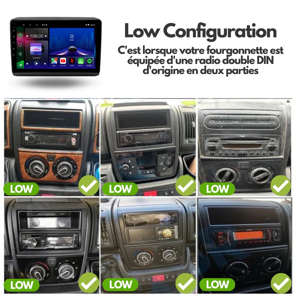 FIAT Ducato | Peugeot Boxer | Citroen Relay | 2006-2022 | Android 13 Autoradio | Apple CarPlay | Android Auto - TechVoyage